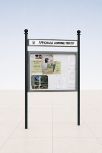 Panneau vitrine d'affichage — Fontainebleau