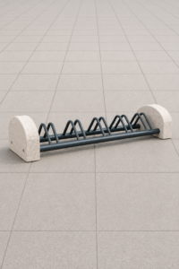 Support vélos 5 places en béton (574)