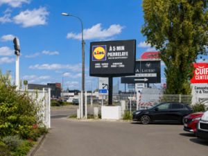 Écran LED sur pied outdoor