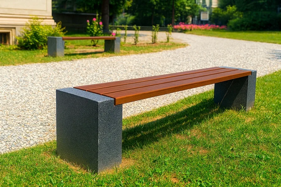 Banc en béton Firenze sans dossier (438)