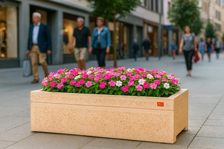 Jardinière en béton (261)