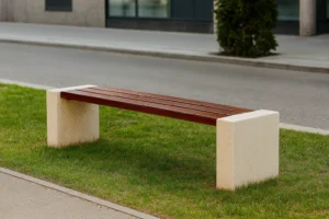 Banc en béton Firenze sans dossier