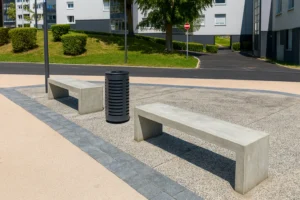 Banc en béton Linea