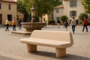 Banc en béton Raffaello