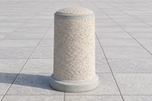 Borne anti-bélier en béton